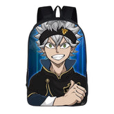 Anime Black Cover Backpack School Sports Bag